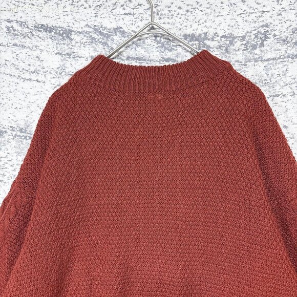 Loge Cable Knit Mock Neck Sweater Size L - Picture 2 of 5